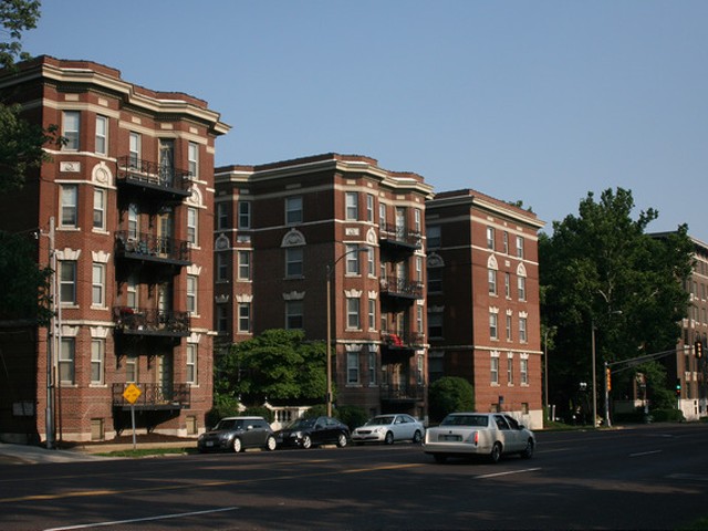 Apartments on Union Avenue in St. Louis.