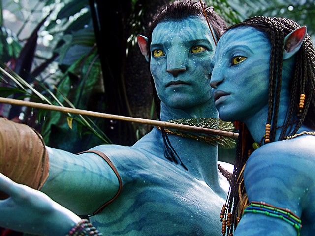 Culture war: Sam Worthington and Zoe Saldana lend their voices to Avatar.