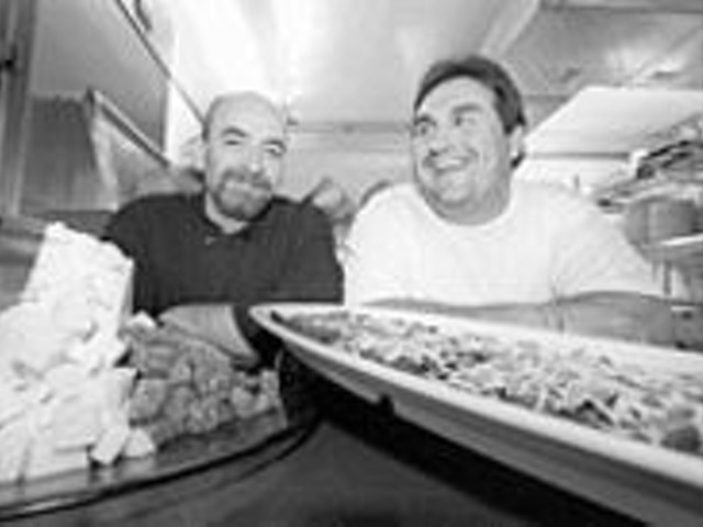 Steve Saffa, Spaghetteria executive chef, and Pepe Kehm, chef and owner