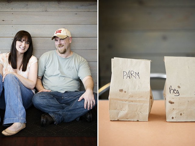 Owners Jessica Smith and Mark Lucas and their two flavors of homemade chips. Click here for a full slideshow of Fozzie's Sandwich Emporium