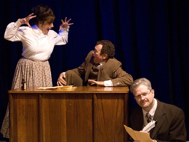 Judi Mann, Dean Christopher and Larry Mabrey in Avalon's The Good Doctor