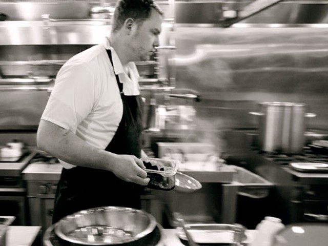 Chef Patrick Connolly in the kitchen at Basso. Slideshow: Inside Basso at the Cheshire Inn
