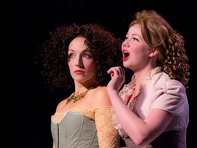 Maggie Conroy and Julia Crump in St. Louis Shakespeare's The Comedy of Errors.