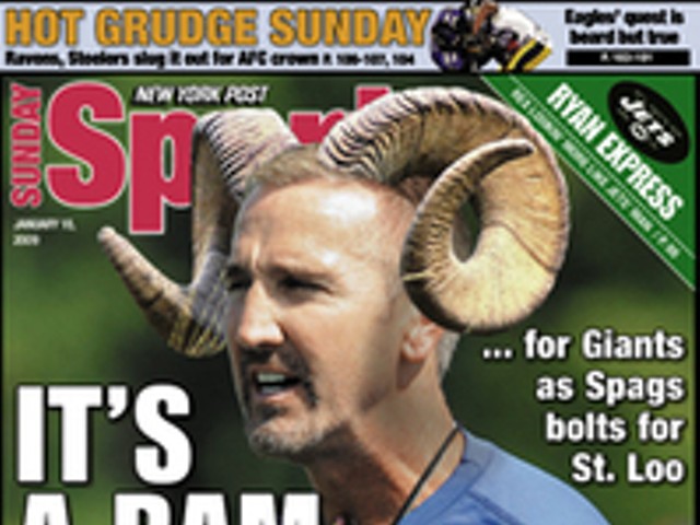 New York Post Sprouts Horns Over Signing of Steve Spagnuolo to Rams