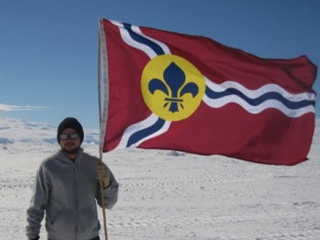 St. Louis flag...in Antarctica.