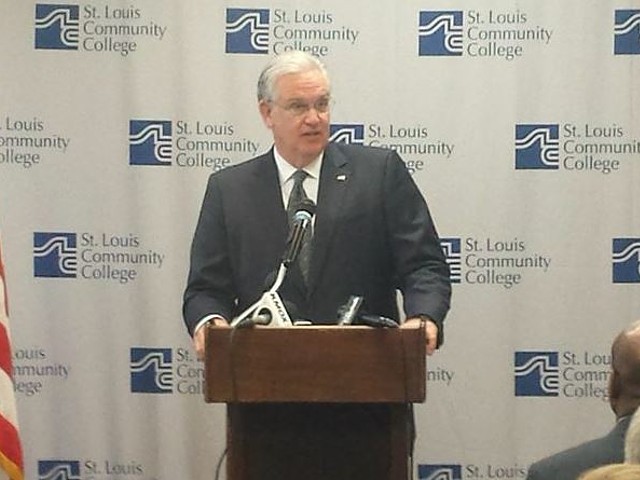 On Tuesday, Missouri Governor Jay Nixon called for an "unflinching" study of the St. Louis region's challenges in the wake of Michael Brown's death.