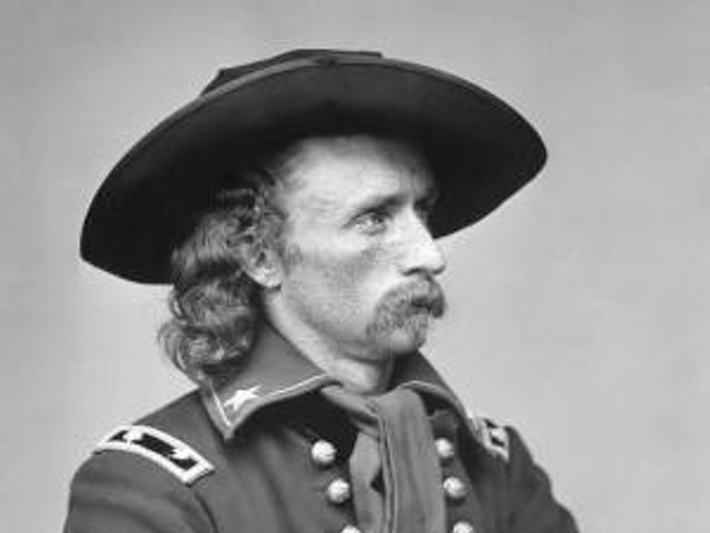 General George Custer, moments before telling one of his men, a Lieutenant Patterson, he had, "Complete faith you can lead us to victory over these Algonquin sunsabitches."