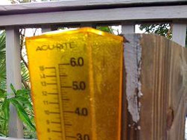 Area rain gauges runneth over in June.