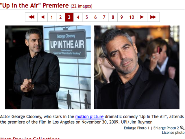 Photos: George Clooney at Up in the Air Premiere Last Night in Los Angeles