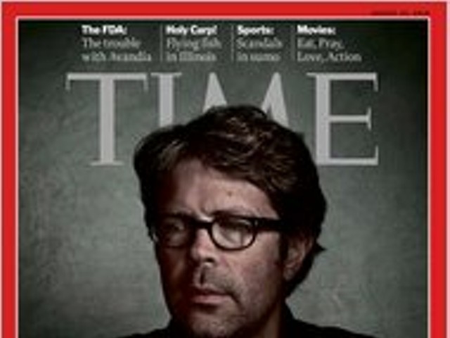 Jonathan Franzen's Face Graces Cover of Time