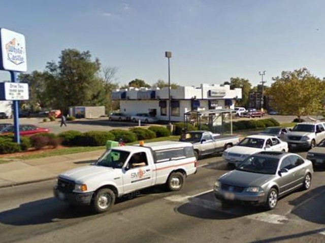 The White Castle at N. Kingshighway.