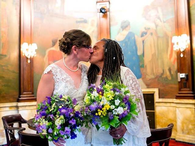 Miranda Duschack and Mimo Davis get hitched.