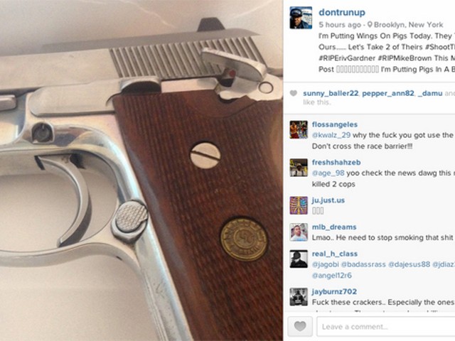 An Instagram post Brinsley published hours before killing two police officers.