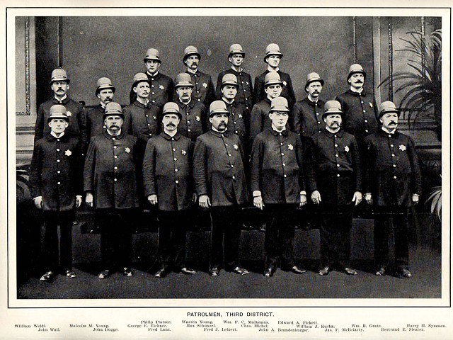 Union sympathizers? Turn-of-the-century St. Louis cops.