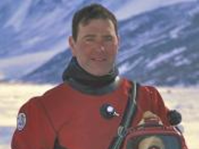 SETI's Dale Andersen boldly dives into freezing ice holes -- for science!