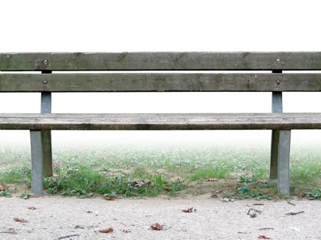 Jason Brown's new home. (Though, honestly, this bench might be a little nicer than he really deserves.)