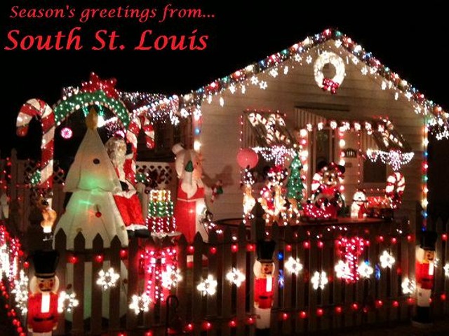 South St. Louis Christmas Display Off the Chain