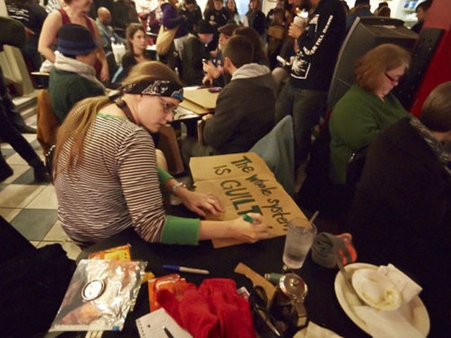 MoKaBe's served as "safe space" for protesters on November 24, the day of the grand jury's decision. Hours later, police tear gassed the coffeehouse.