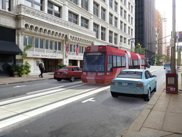 Streetcars on Olive Street? Maybe in a few years.