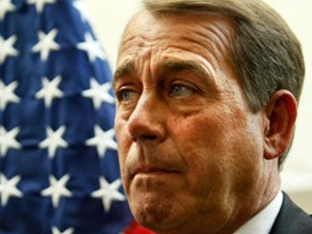 John Boehner not happy about the tanning salon tax in the health care bill