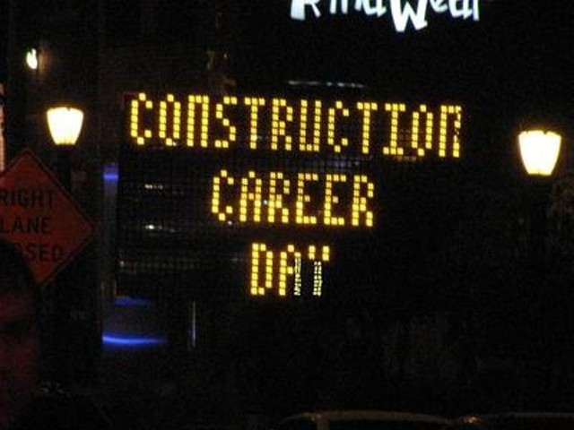 St. Louis Sign: Construction Career Day?