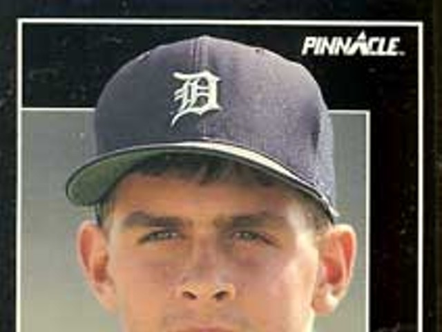 Face of a future LOOGY: Trever Miller early in his career with the Tigers.