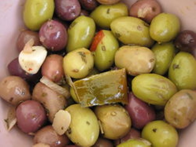 Here are some olives.