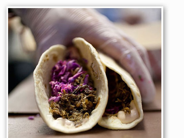 &nbsp;&nbsp;&nbsp;&nbsp;&nbsp;&nbsp;&nbsp;Tacos at Cha Cha Chow, our pick for the best food truck of 2013. | Jennifer Silverberg