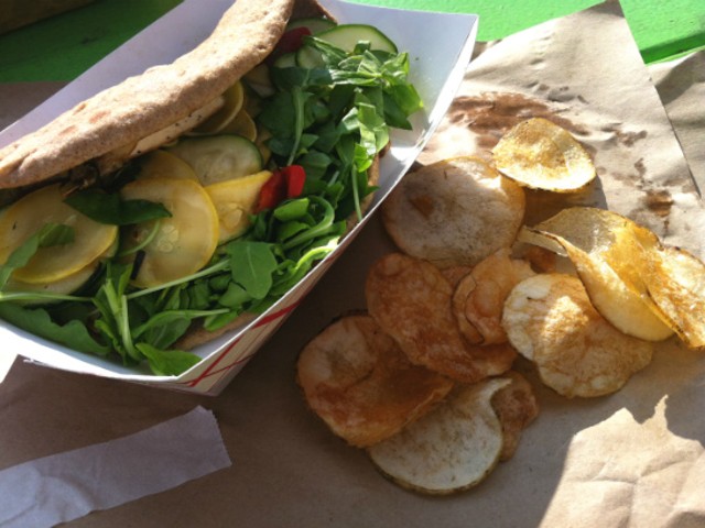 Guess Where I'm Eating This Sandwich and Win $25 to Serendipity Homemade Ice Cream [Updated]!