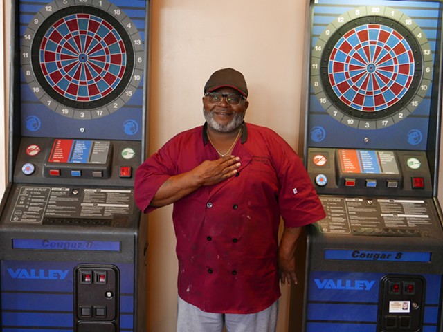 Owner James Johnson boasts a few dart boards, a jukebox and soon, he hopes, a full liquor license.