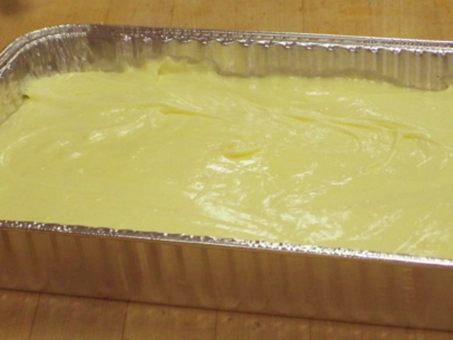 Gooey butter cake (before)