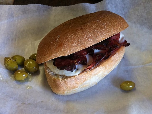 Guess Where I'm Eating this Coppa, Fig and Mozzarella Sandwich and Win Cardinals Tickets! [Updated with Winner!]