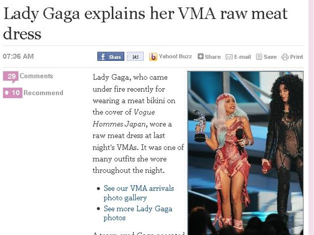 The Return of Lady Gaga's Meat Dress