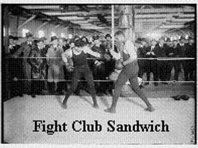 Keep Suggesting Burgers for the First Fight Club Sandwich!