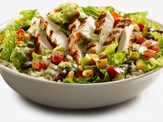 This is how Taco Bell wants you to envision its Cantina Bowl burrito bowl. Sure. Whatevs.