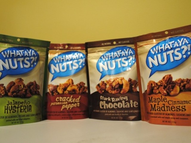 What-A-Ya Nuts?! currently comes in four flavors, although Sher says that more are always in the works.