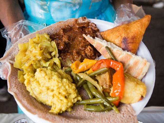 Eats from the Eritrean tent at last year's Festival of Nations. | Theo Welling