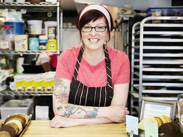 Christy Augustin, owner of Pint Size Bakery & Coffee