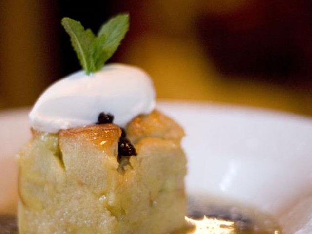 The bread pudding at Harvest
