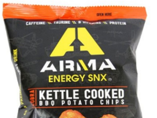 Caffeinated kettle chips to pair with our Red Bull. What could go wrong.