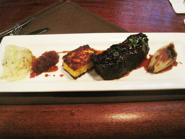 The root beer-braised beef short rib at Monarch