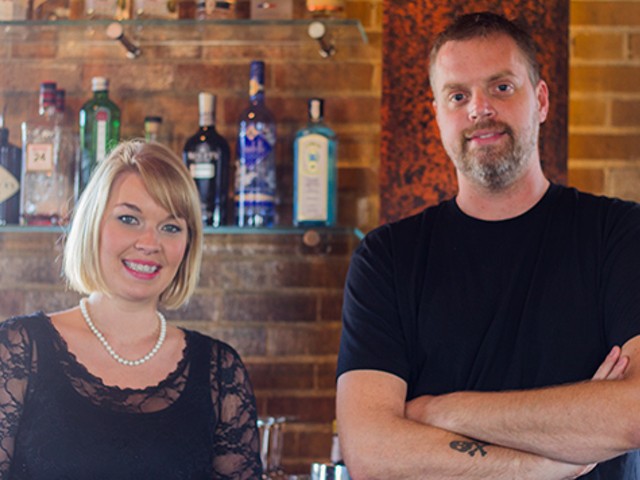Beverage director Meghan French and executive chef Brian Hardesty.