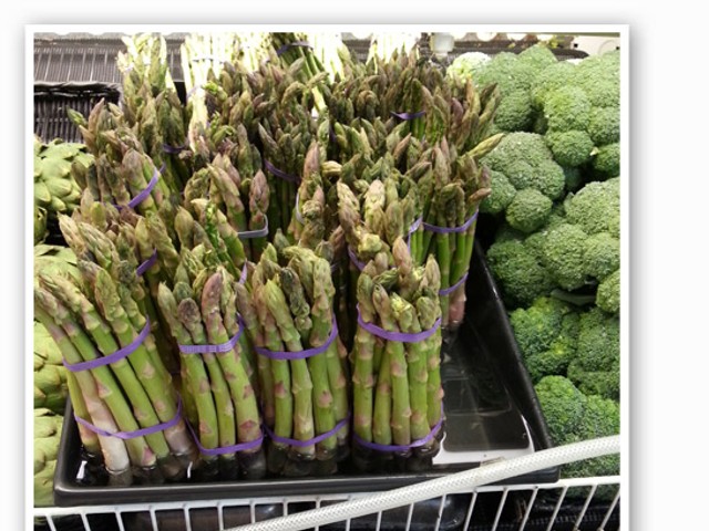 &nbsp;&nbsp;&nbsp;&nbsp;&nbsp;&nbsp;&nbsp;Totally regular asparagus. | Nancy Stiles