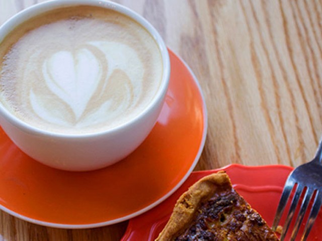 A latte at Rise Coffee. | Mabel Suen