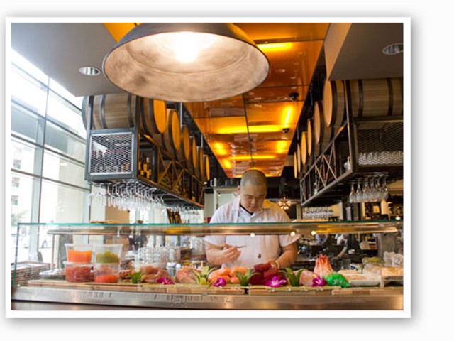 &nbsp;&nbsp;&nbsp;&nbsp;&nbsp;&nbsp;&nbsp;The sushi bar at 2013's winner, Central Table Food Hall. | Mabel Suen