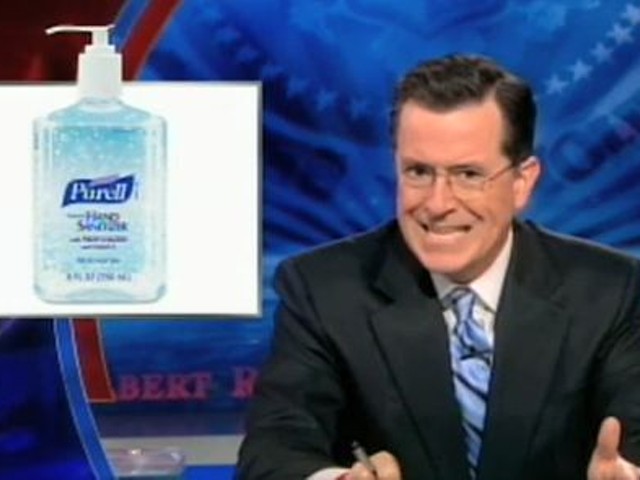 The Colbert Report on Purell-Chugging Teens: Drunk, Disorderly and Disinfected