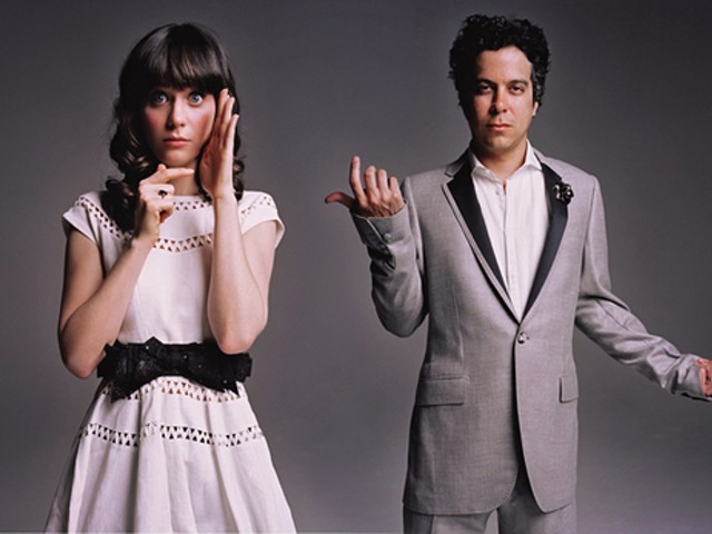 She and Him (Zooey Deschanel and M. Ward)  will close out the very first LouFest in Forest Park on August 29.