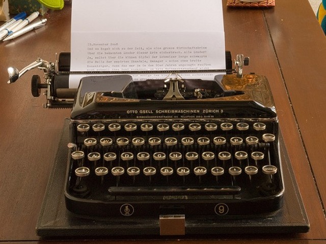 Ideally you would at least have a typewriter, though I hear really good things about these "com-poo-ters" the kids are all using.