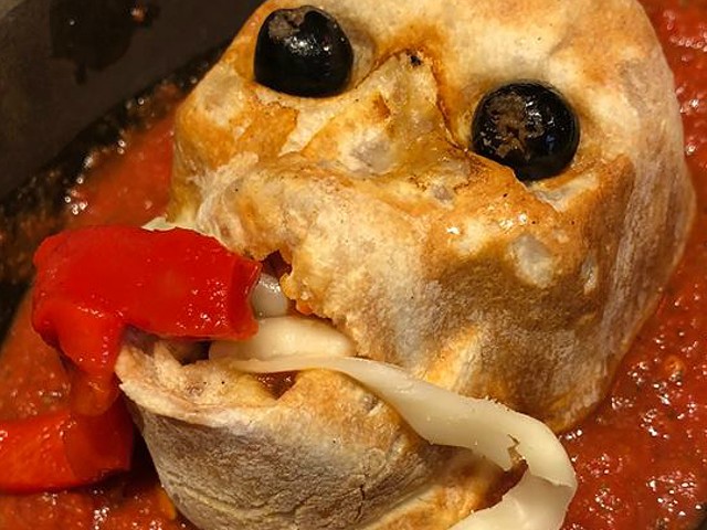 PW Pizza's Skull-Shaped Halloween Calzones Are Seriously Scary