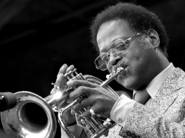 Clark Terry at the Monterey Jazz Festival in 1981.